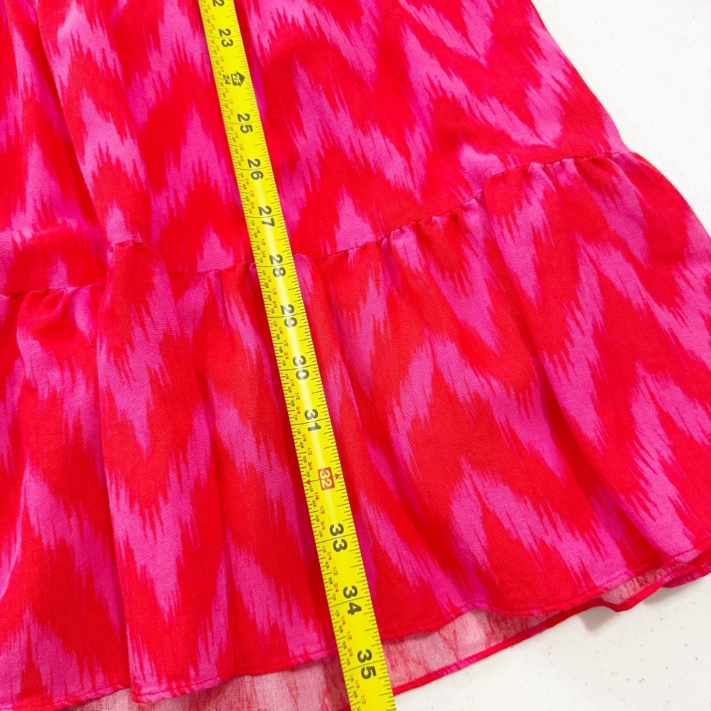 Tuckernuck Pomander Place Hot Pink Ikat Kenzo Dress XL - Picture 9 of 12